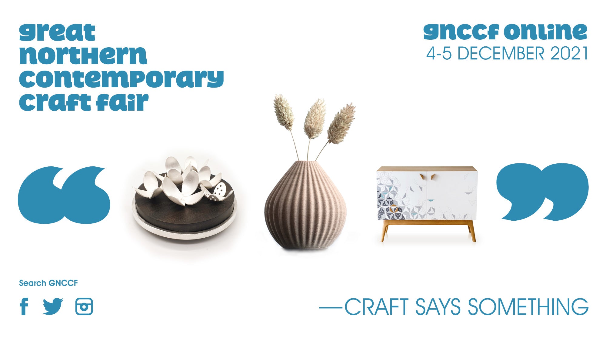 THE GREAT NORTHERN CONTEMPORARY CRAFT FAIR ONLINE CHRISTMAS SHOPPING EVENT