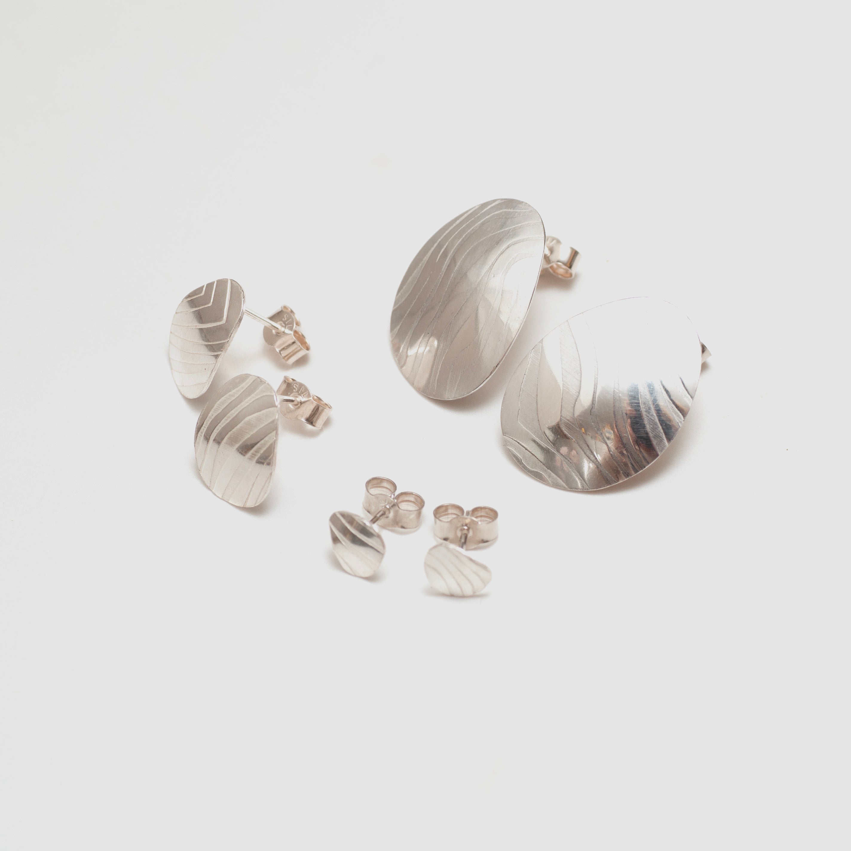 Ripple Collection - Pebble Studs