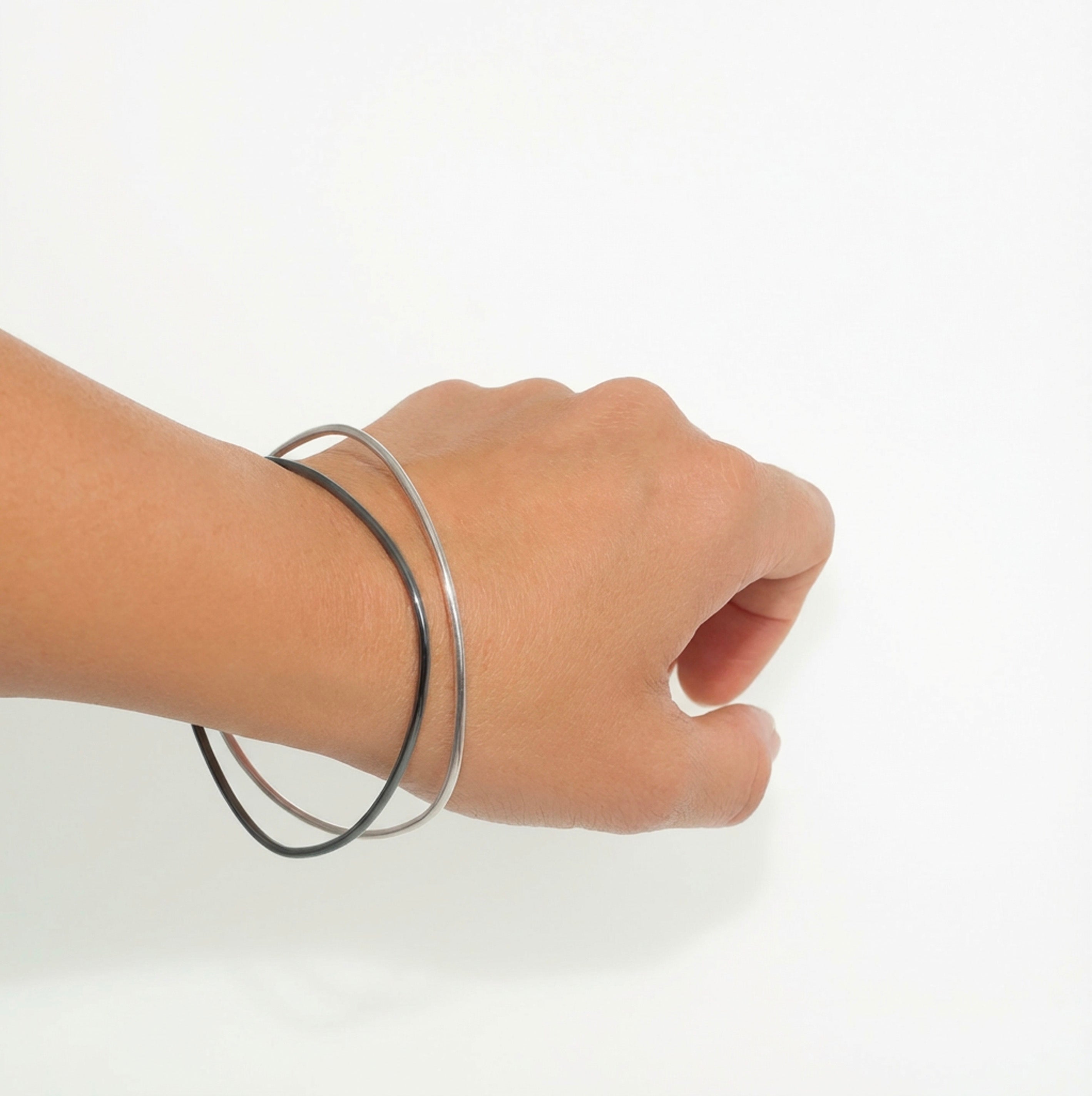 Pebble Silver Bangle  - Pre Order