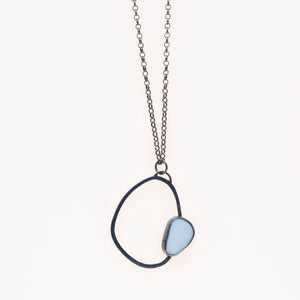 Tidal Collection - Single Pebble Necklace