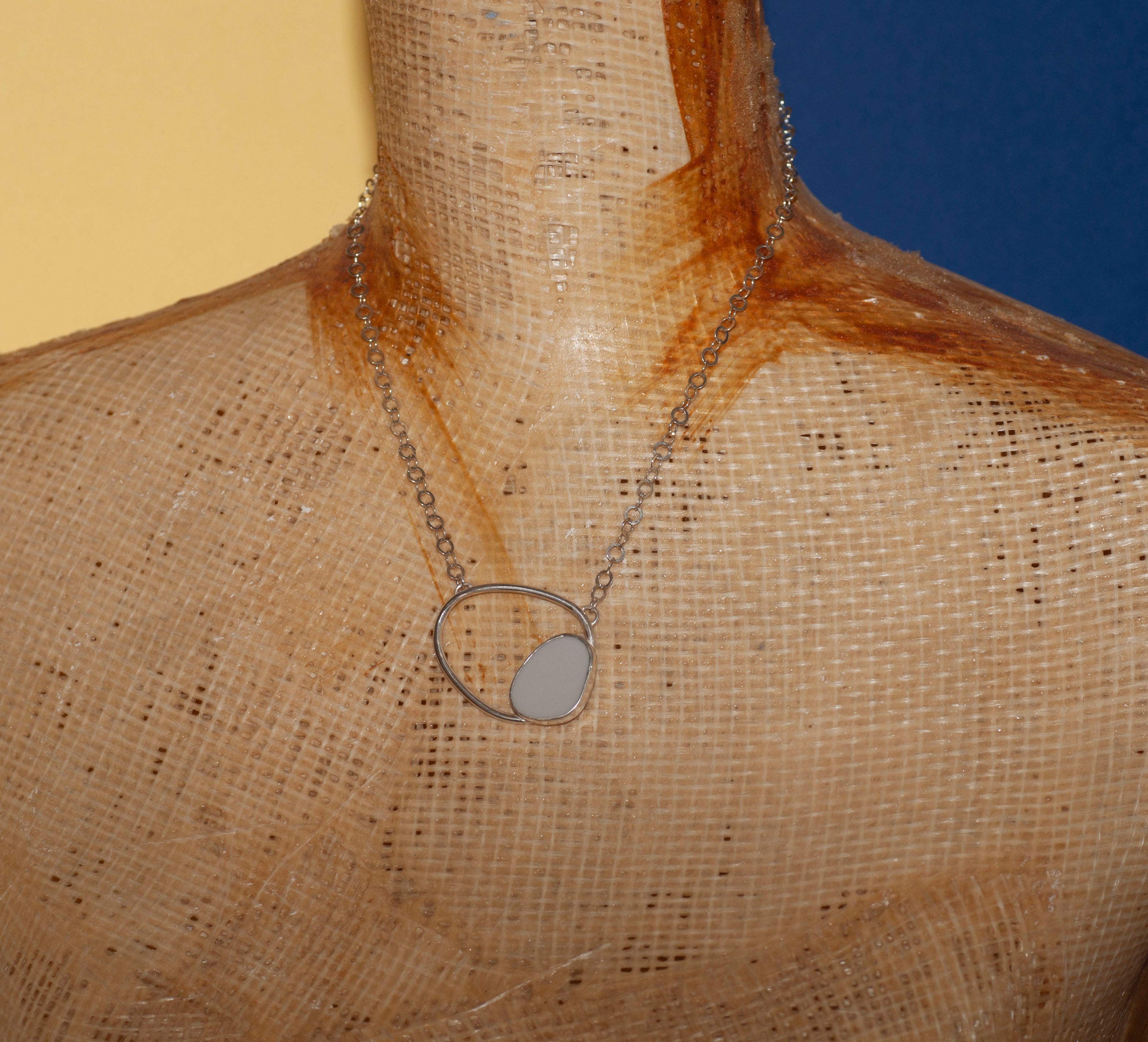Single Pebble Necklace