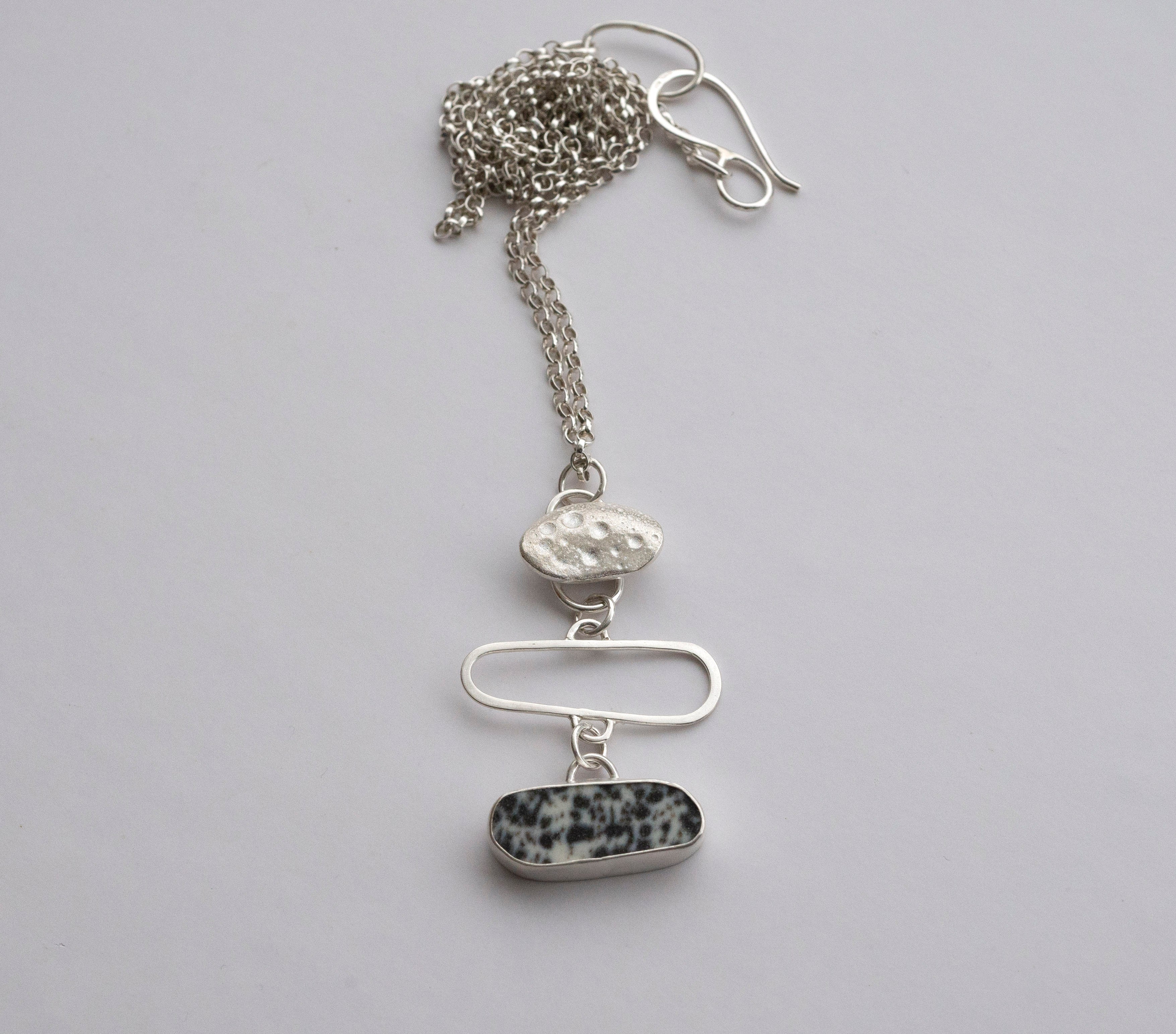 Trio Long Necklace - Spot Sea Pottery