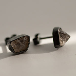 Gemstone Collection - Tourmalated Quartz Stud Earrings Set 2